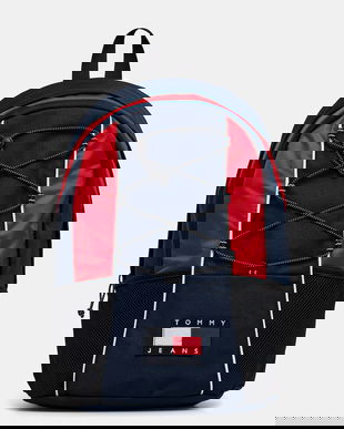 Tommy Jeans rucsac culoarea bleumarin, mare, uni, AM0AM13889