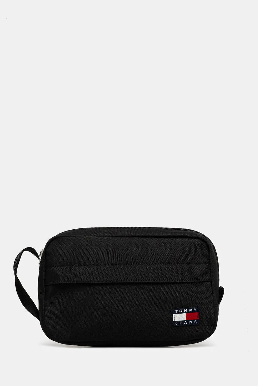 Tommy Jeans portfard culoarea negru, AM0AM13861