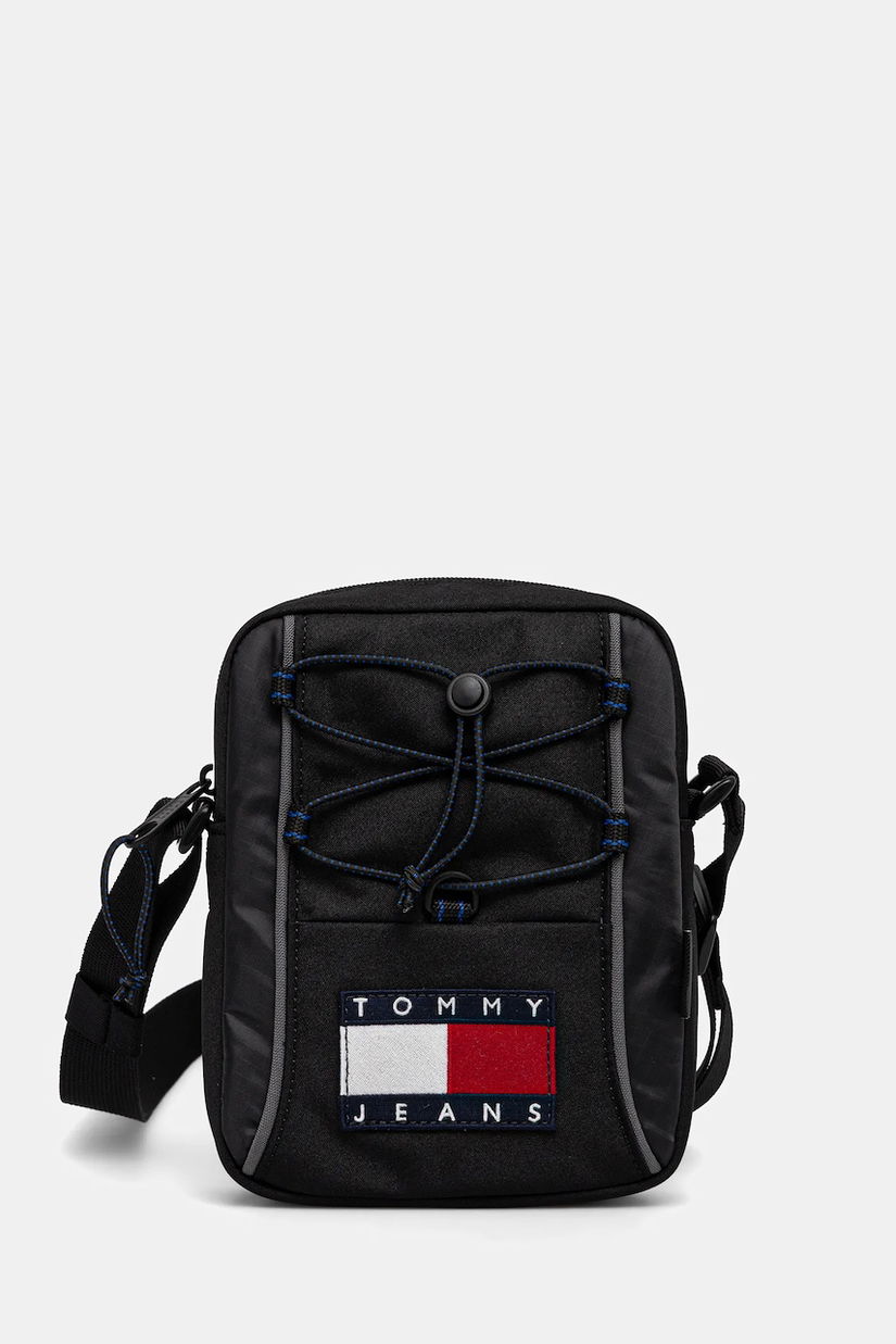 Tommy Jeans borsetă culoarea negru, AM0AM13882