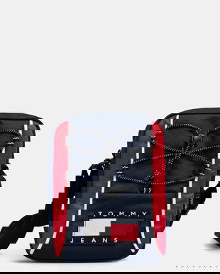 Tommy Jeans borsetă culoarea bleumarin, AM0AM13882