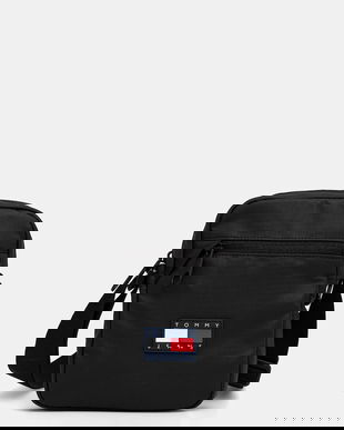 Tommy Jeans borsetă culoarea negru, AM0AM13881