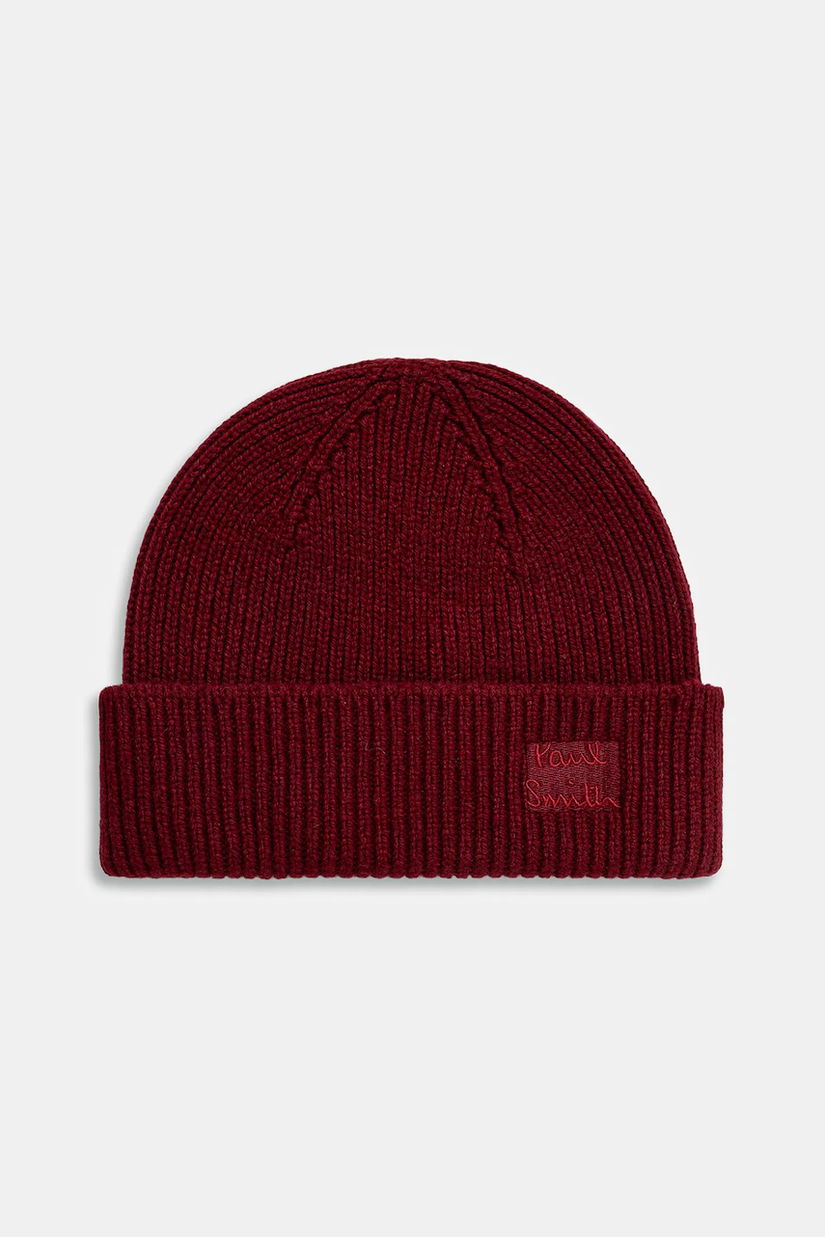 Paul Smith căciulă de lână culoarea bordo, M1A-383MK-T719