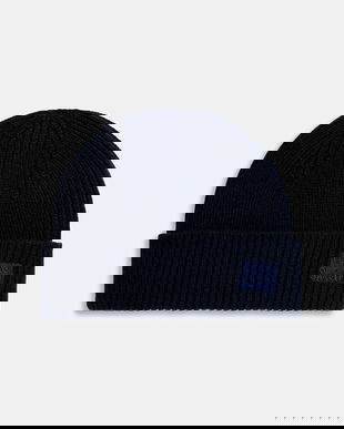 Paul Smith căciulă de lână culoarea bleumarin, M1A-383MK-T719