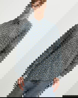 Paul Smith cămașă din bumbac culoarea bleumarin, regular, M1R-800P-T02750