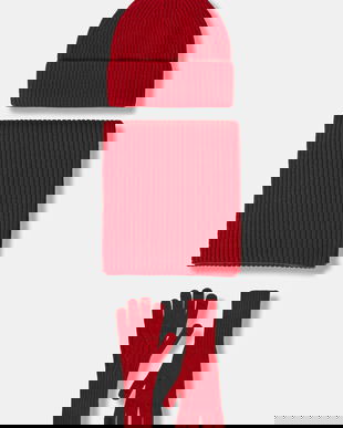 Answear.LAB compleu din lana culoarea rosu