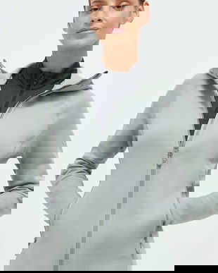 Montane hanorac Fury culoarea verde, cu glugă, neted