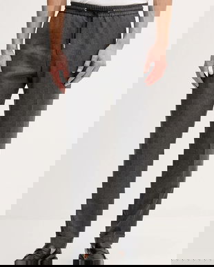 Paul Smith pantaloni de lână culoarea negru, drept, M1R-921T-N00109