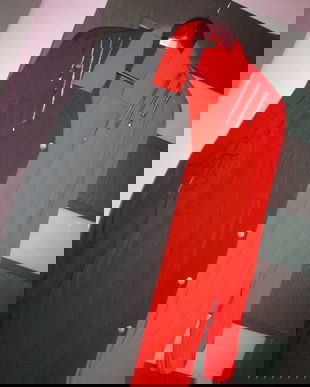 camasa rosu/negru dame  58/60