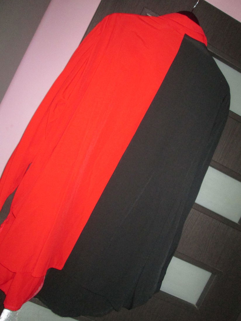 camasa rosu/negru dame 58/60