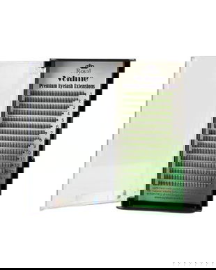 Extensii de gene Premium Royal Volume 3D, Curbură C, Grosime 0.10 mm, Lungime Mix, 16 r&acirc;nduri