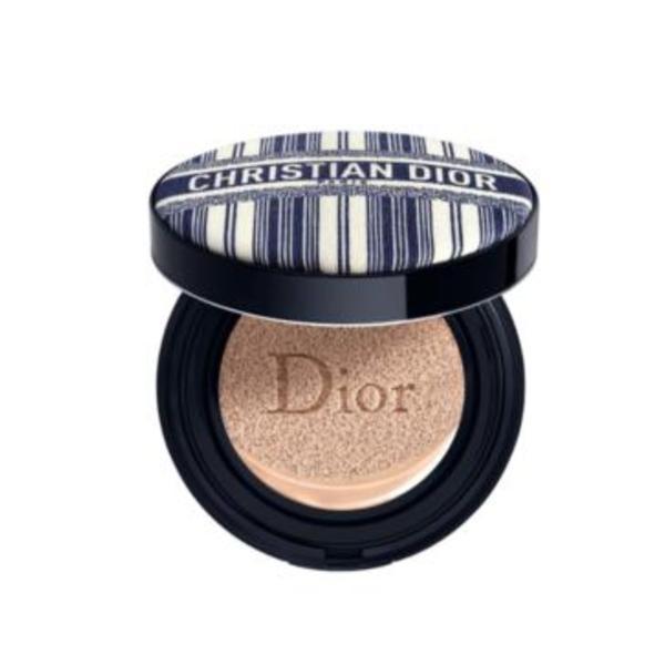 Fond de ten compact cu finisaj luminos Christian Dior Forever Skin Glow Cushion Dioriviera 1N, 14 g