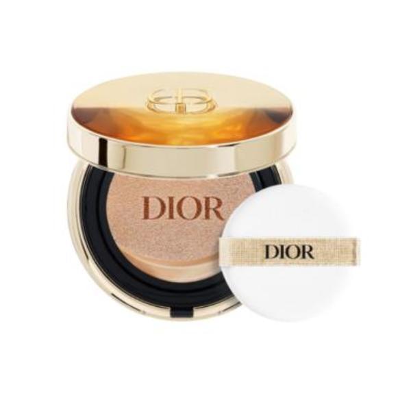 Fond de ten compact anti-&icirc;mbătr&acirc;nire Christian Dior Prestige Le Cushion Teint de Rose SPF 50, nuanța 010 Ivory, 14 g