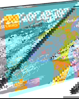 Puzzle in forma de urs polar, 180 piese