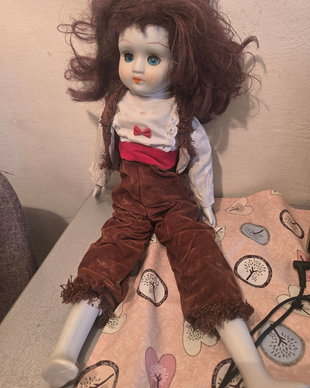 Păpușă Rară Colecție Porțelan Ochi Mobili (Sleep Eyes) Vintage Originală