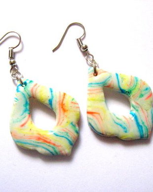 cercei fimo  fosforecent 50377
