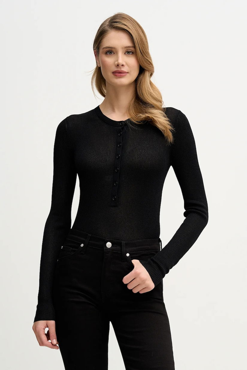 Sisley pulover culoarea negru, light, 19EQM2024