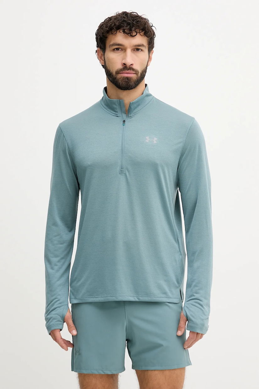 Under Armour hanorac de jogging Launch culoarea negru, uni, 6005542