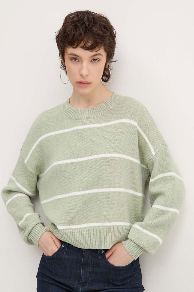 Hollister Co. pulover femei, culoarea turcoaz, KI350-4173