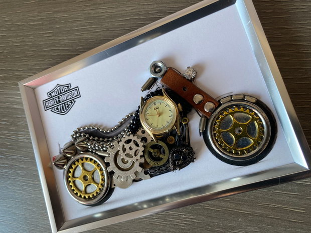 Motocicleta model Harley Davidson Cod M 693・Idei originale cadouri・Cadouri handmade・Cadouri pentru ziua lui