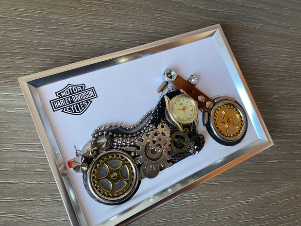 Motocicleta model Harley Davidson Cod M 693・Idei originale cadouri・Cadouri handmade・Cadouri pentru ziua lui