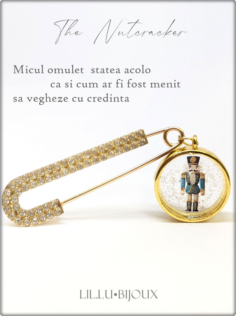 Ac de siguranță cu Spargatorul de nuci ediție de Crăciun LILLU BIJOUX