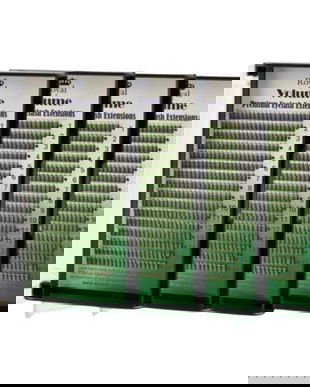 Pachet Extensii de Gene Premium Royal Volume 3D - Curbură D, 0.10 mm (9&ndash;12 mm), 4 cutii x 16 r&acirc;nduri