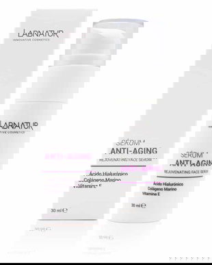 Ser pentru Fata Anti-imbatranire cu Acid Hialurnic - LabNatur Anti-Aging Rejuvenating Face Serum, 30 ml