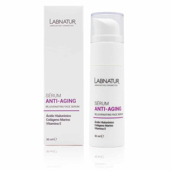 Ser pentru Fata Anti-imbatranire cu Acid Hialurnic - LabNatur Anti-Aging Rejuvenating Face Serum, 30 ml