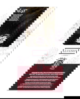 Vopsea de par fara amoniac Blond Inchis Rece 6.17 Lucens Umbria, 50 ml