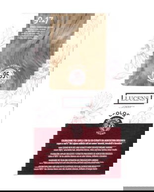 Vopsea de par fara amoniac Blond foarte Deschis Rece 9.17 Lucens Umbria, 50 ml