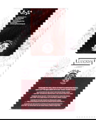 Vopsea de par fara amoniac Rosu Mahon Rece 6.51 Lucens Umbria, 50 ml