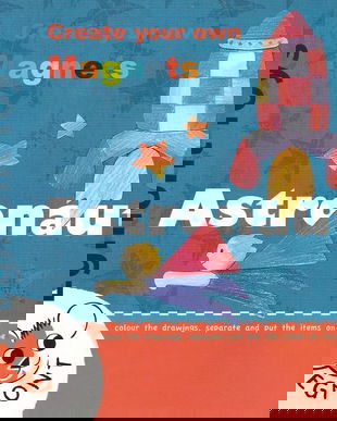 Set de desen cu piese magnetice. Astronaut