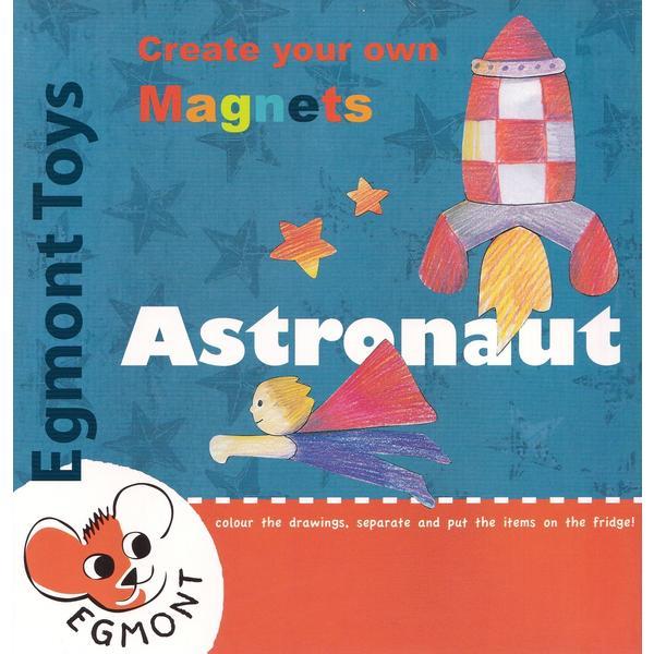 Set de desen cu piese magnetice. Astronaut