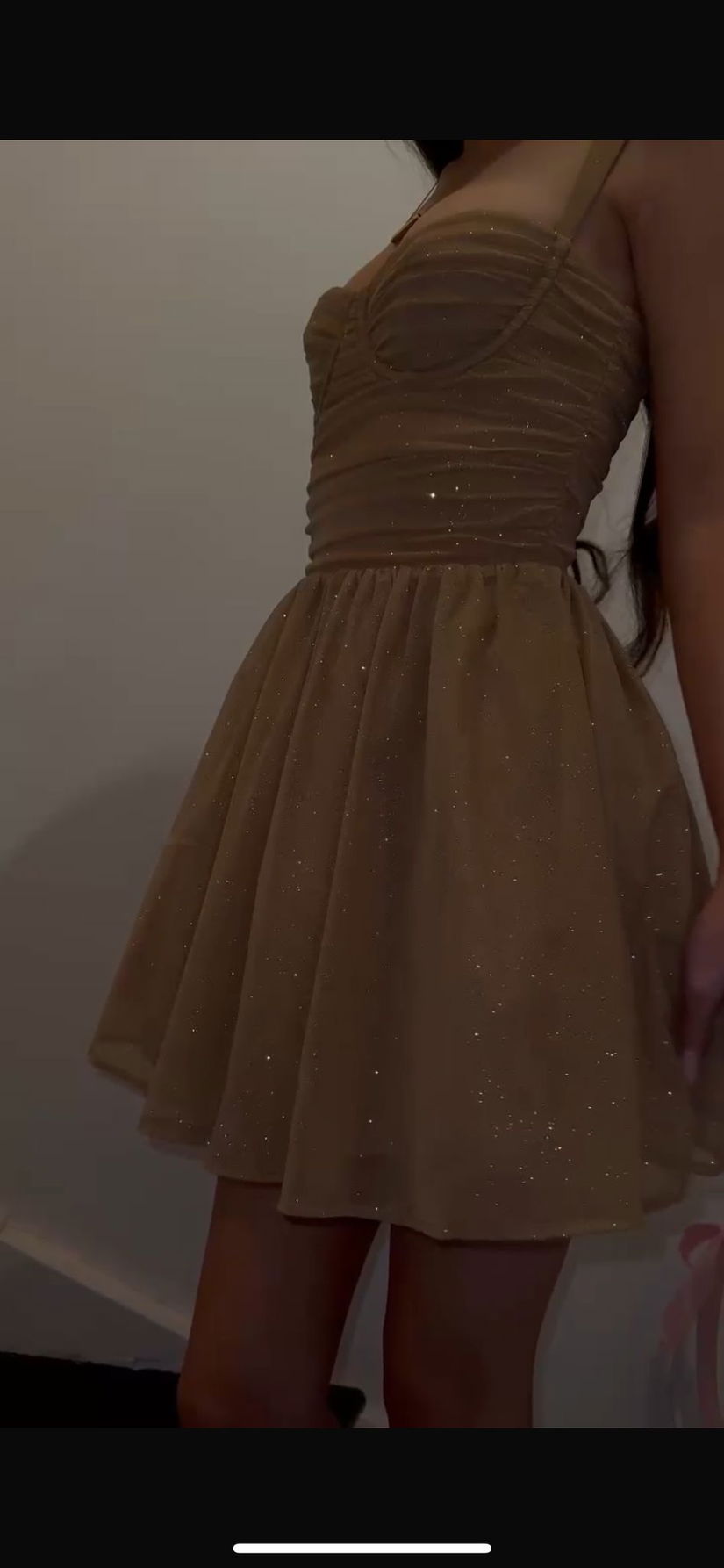 Rochie mini stralucitoare Babyboo