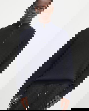 Paul Smith pulover de lână culoarea bleumarin, cu turtleneck, M1R-534Z-T02763