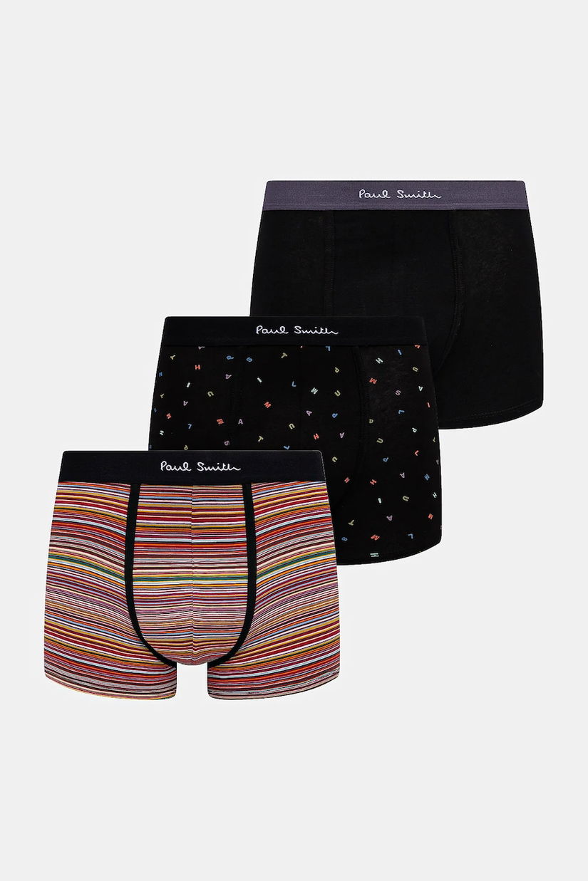 Paul Smith boxeri 3-pack culoarea negru, M1A-914-T3PK78