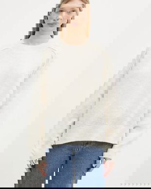 A.P.C. pulover Pull Naomie culoarea bej, WPABE.F23283