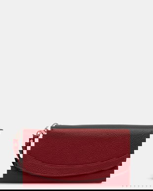 Answear.LAB portofel de piele culoarea rosu