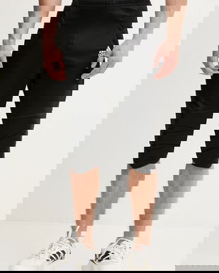 adidas pantaloni sport TIERRO 3/4 barbati, culoarea negru, mulata Z11475-black