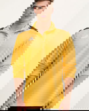 adidas bluză CZ8648 barbati, culoarea galben, cu imprimeu CZ8648-yellow