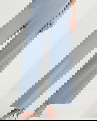 Joseph Ribkoff pantaloni de mătase lat, high waist, 261982