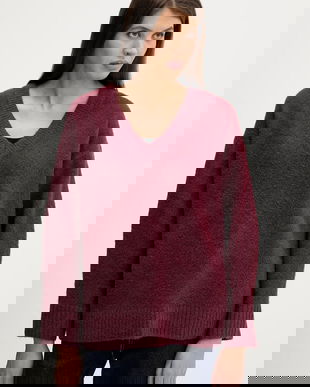 Abercrombie & Fitch pulover culoarea bordo, KI150-5445-670