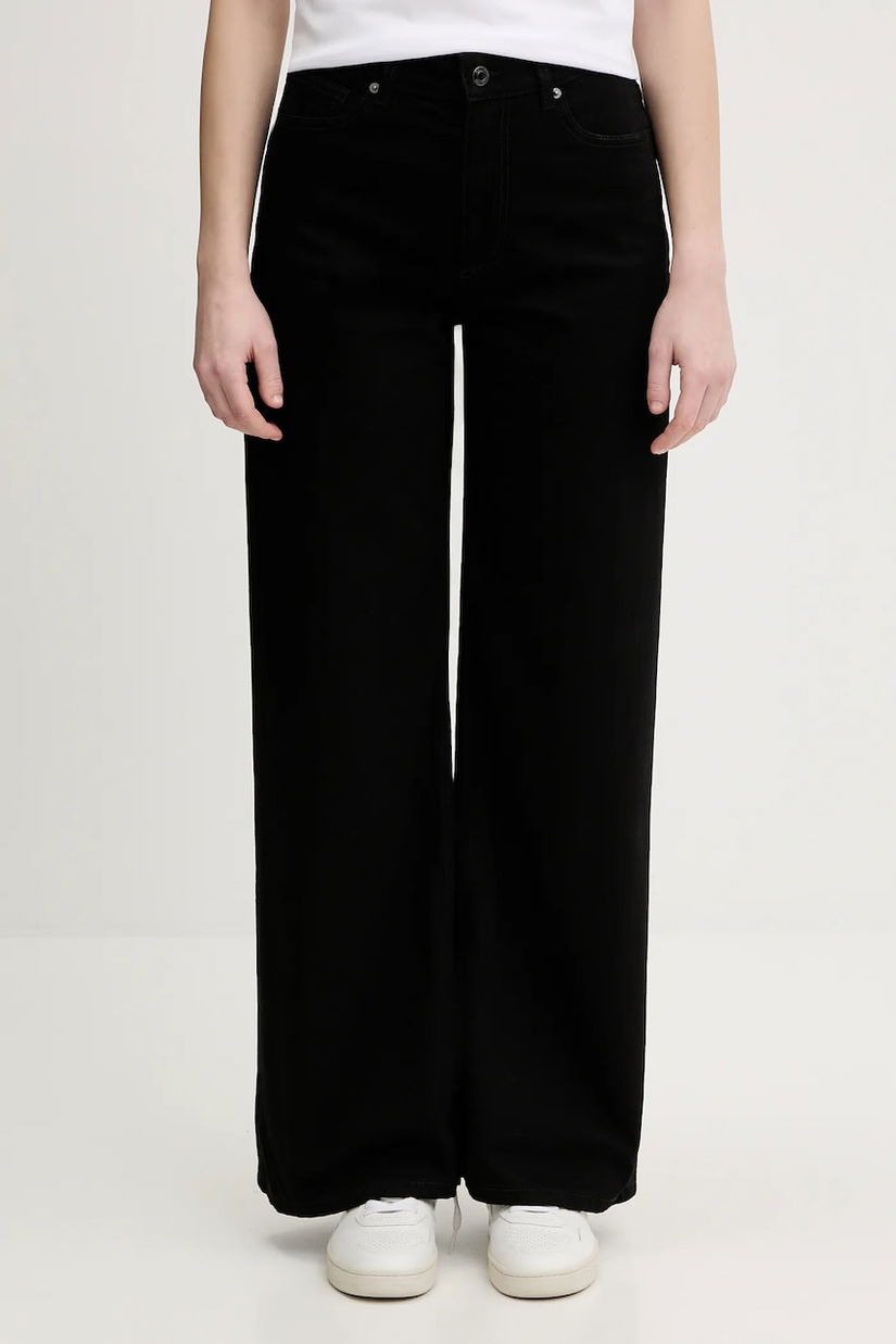 Sisley jeans culoarea negru, 4MCPLE04T