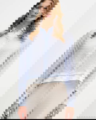 Sisley cămașă cu guler clasic, relaxed, 5LVZLQ09J