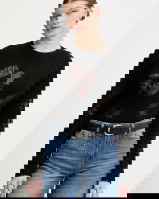 United Colors of Benetton pulover din amestec de lână culoarea negru, 18L4E10EW