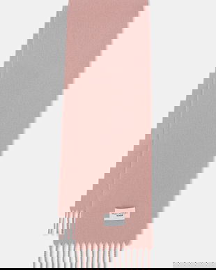 Marc O'Polo eșarfă de lână culoarea roz, uni, 5000007136