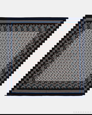 Answear.LAB esarfa de matase culoarea negru, modelator