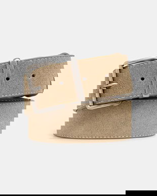 Answear.LAB curea din piele intoarsa culoarea verde