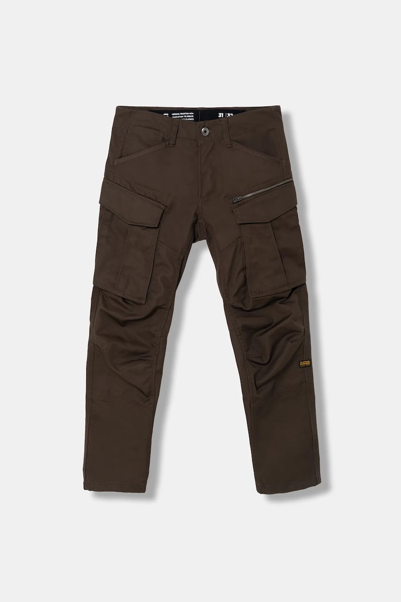 G-Star pantaloni culoarea maro, cu fason cargo, D02190-E064