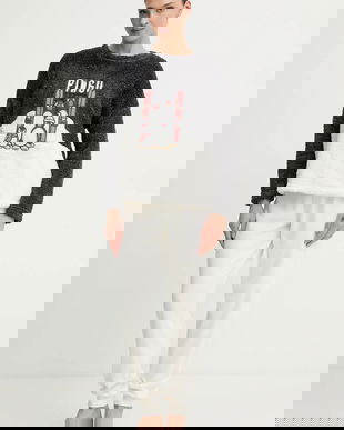 women'secret pijama culoarea gri, 3132240